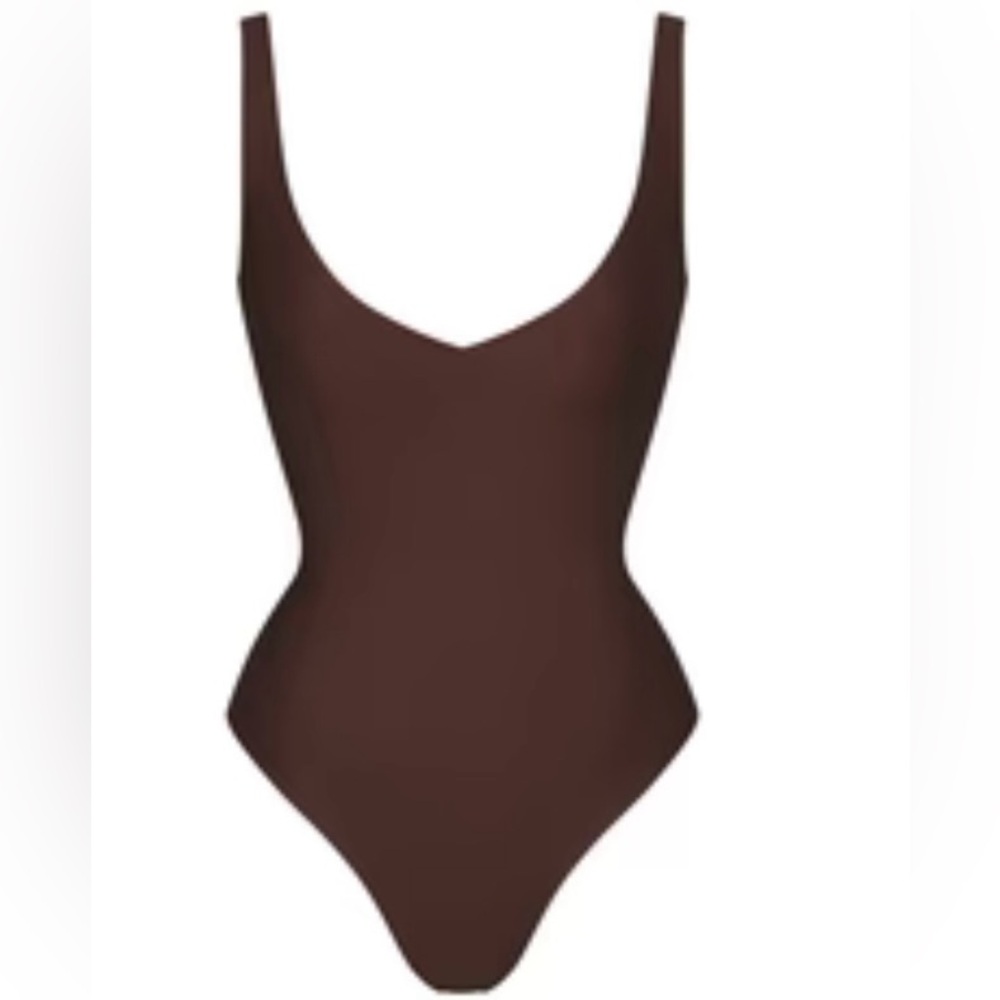 NWT Skims Scoop Neck One Piece Bathing Suit